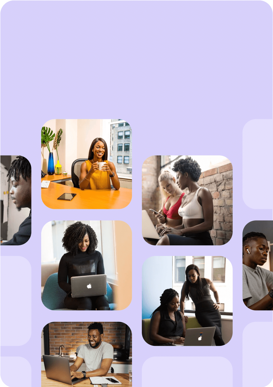 Grid of images showing DGL projects
